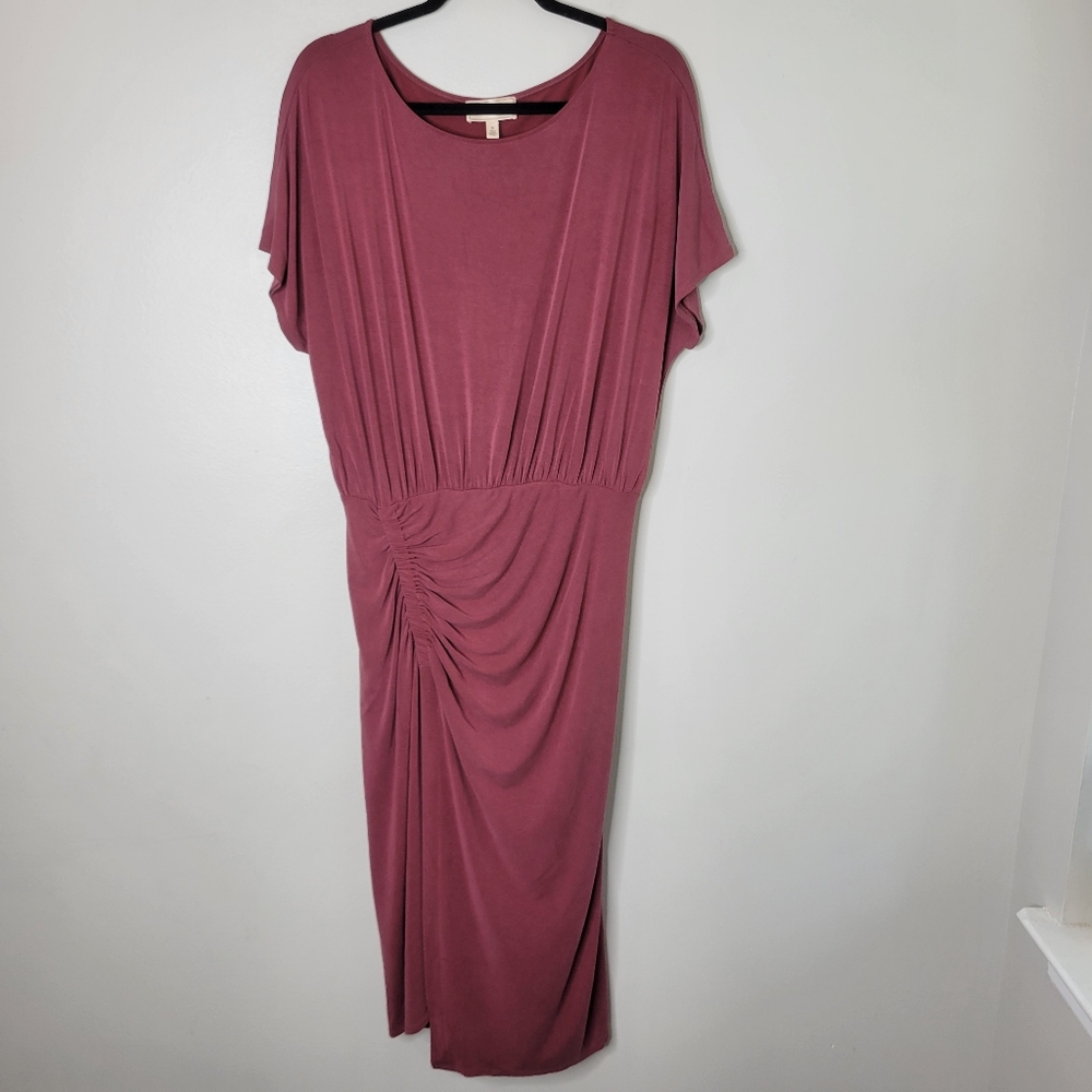 Moulinette Soeurs Etta Ruched Midi Dress
